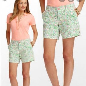 Lilly Pulitzer Shorts Size 4 guiding light